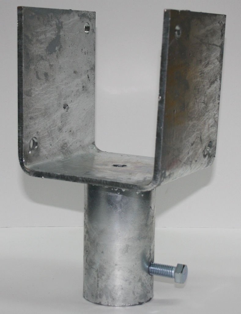 TU66T21/2 - TÊTE EN U 6" X 6" SUR TUBE POUR 2 3/8"