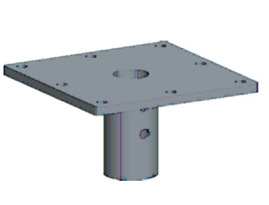 T-8-8-T3 TÊTE FIXE 8" X 8" POUR 2 7/8"